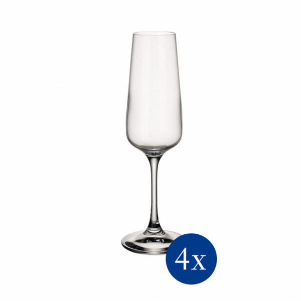 Ovid Set of champagne glasses 250 ml 4 pcs.